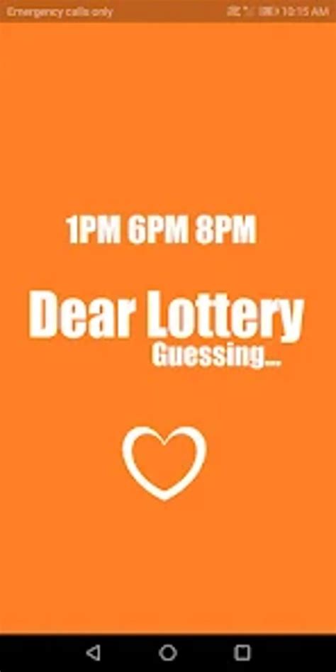 dear lottery guessing app|Dear Lottery Guessing .